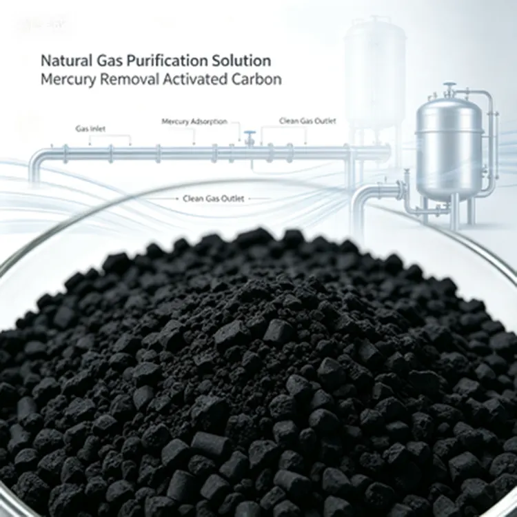 Mercury Scavenger Carbon for Gas Purification